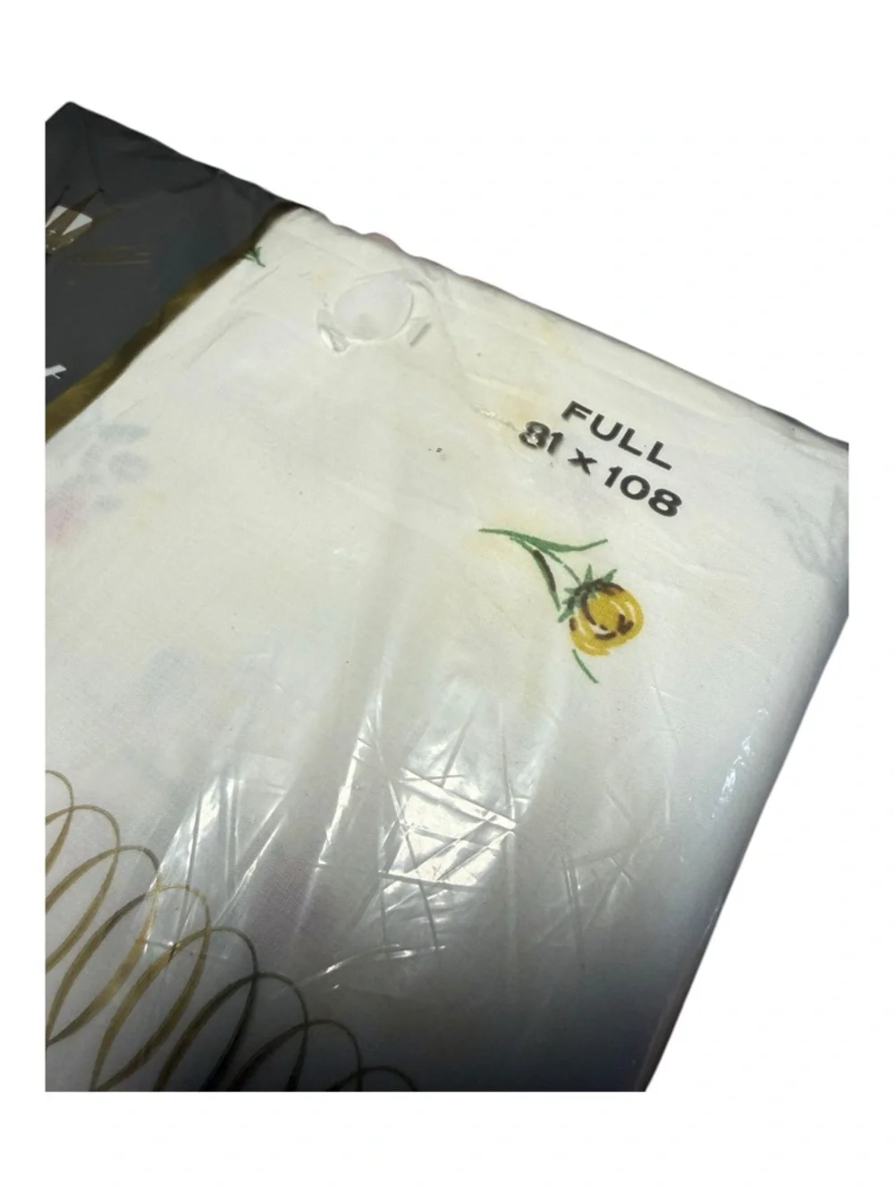 Vintage Fieldcrest Duracale Full Flat Sheet 81x108 Floral Field Flowers NOS